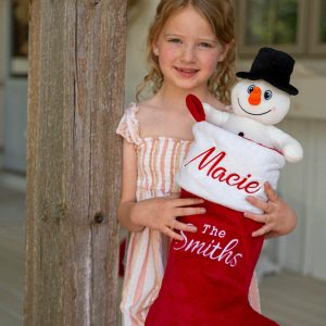 Embroidered Christmas Stocking